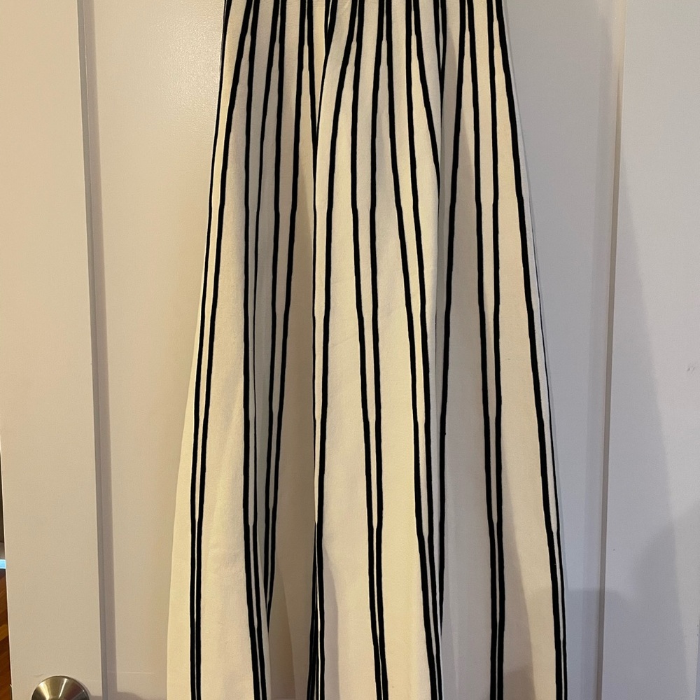NWT J. Crew Pull-on flare sweater-skirt in textured stripe XS